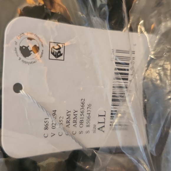 FP Movement Quilted Carryall Tote Bag Army Green Shoulder Hobo Gym Free People - Picture 7 of 12